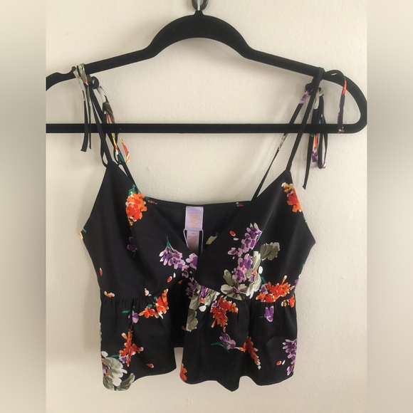 Savage X Fenty Silky Floral Camisole sz Small - Picture 1 of 4